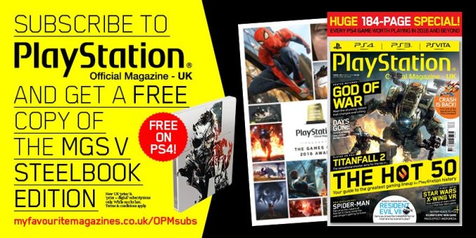 Hit this picture to subscribe to the mag and get a FREE copy of MGS V's Steelbook Edition. 